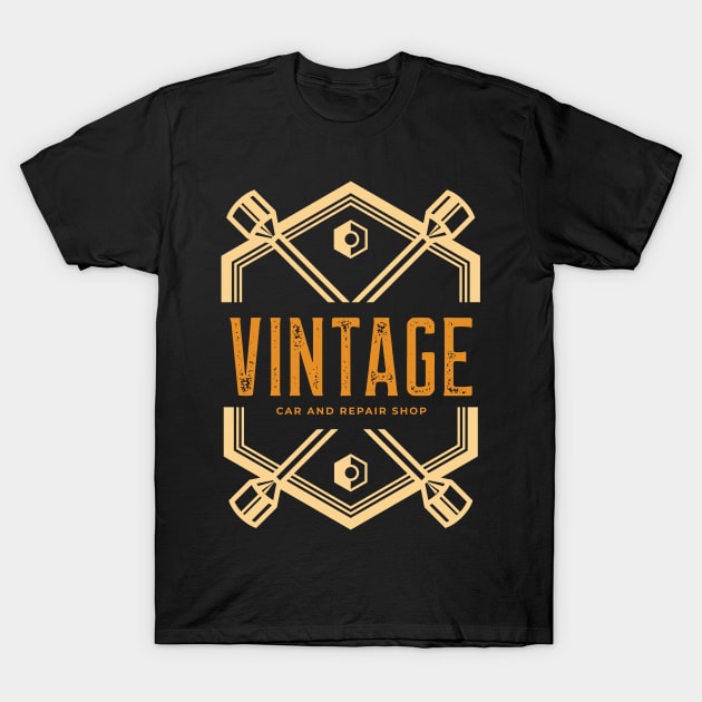 Vintage Repair Shop T-Shirt by vukojev-alex